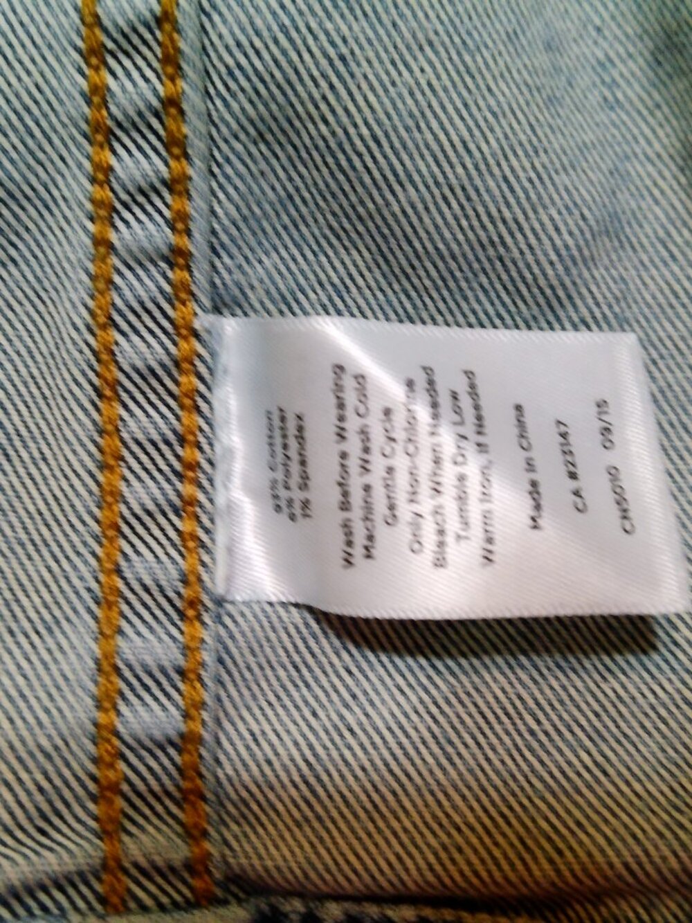 TALBOTS DENIM JACKET SIZE XLARGE GOOD CONDITION - Picture 3 of 5